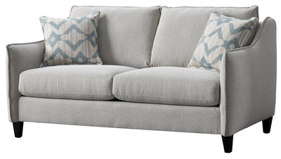 Trendy Grey Living Room Set ( Sofa+Loveseat)