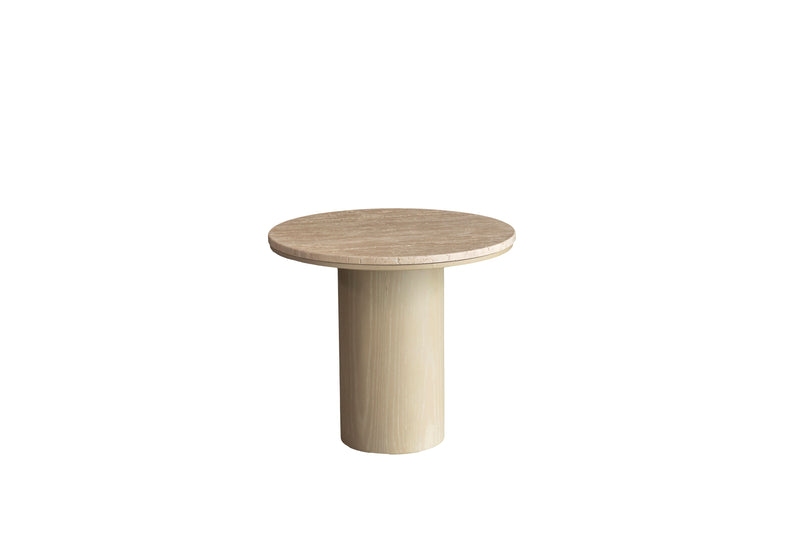 Blissful Beige Side Table W56