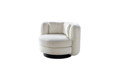 Cozy Cove Beige Swivel Chair W97