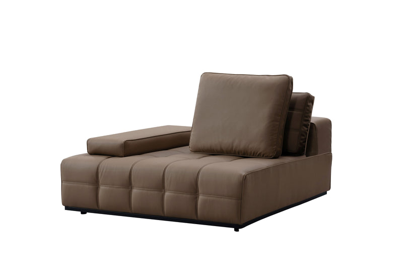 Cloud Comfort Brown/Cream Sectional