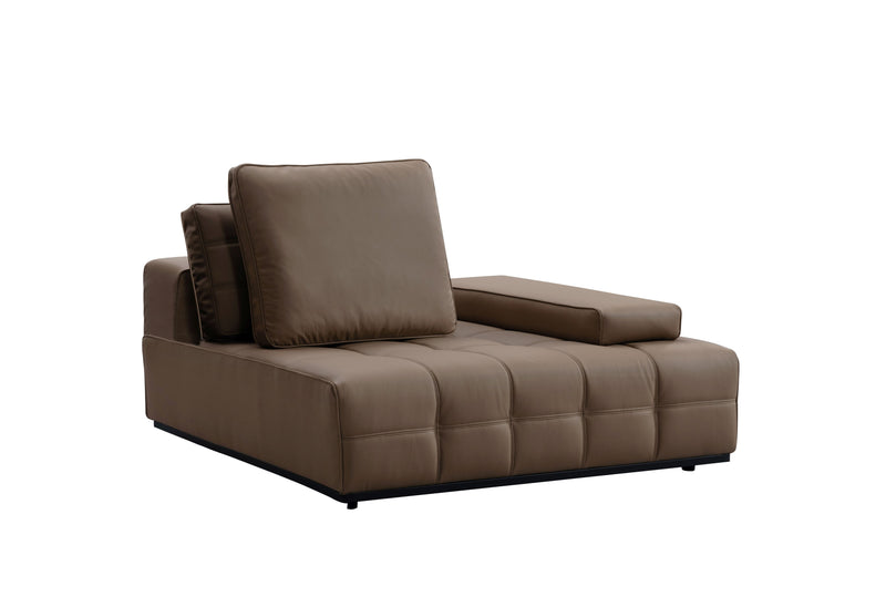 Cloud Comfort Brown Right Arm Facing Seater W140