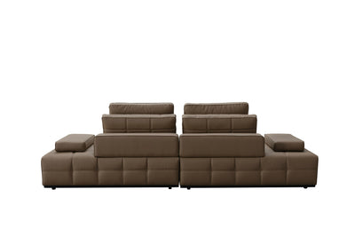 Cloud Comfort Brown 3 Seater Sofa W280