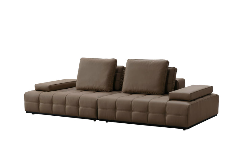 Cloud Comfort Brown 3 Seater Sofa W280