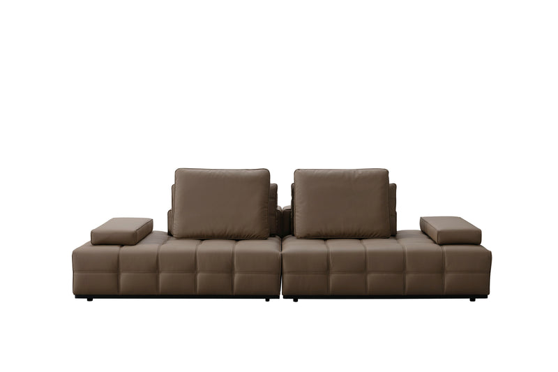 Cloud Comfort Brown 3 Seater Sofa W280