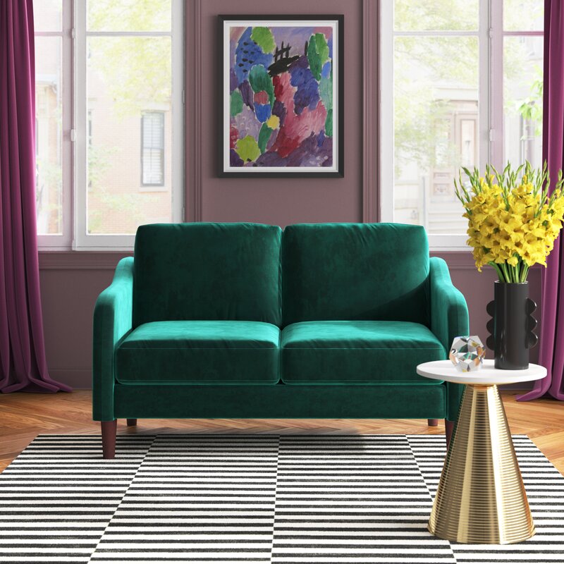 Noura Velvet 2 seater sofa