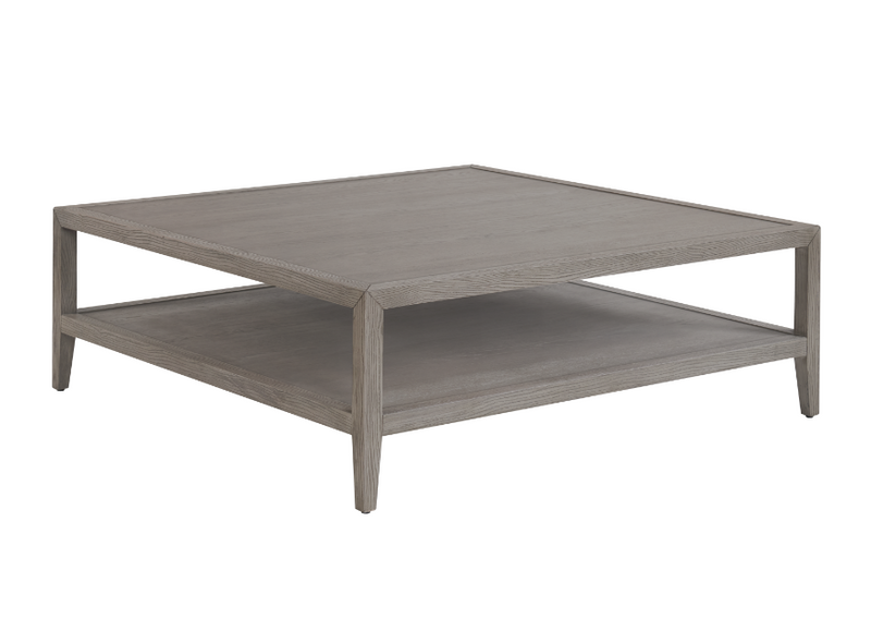 Grey Oak Wood Coffee Table