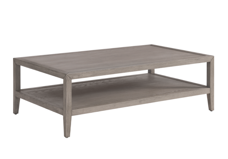 Grey Oak Wood Coffee Table