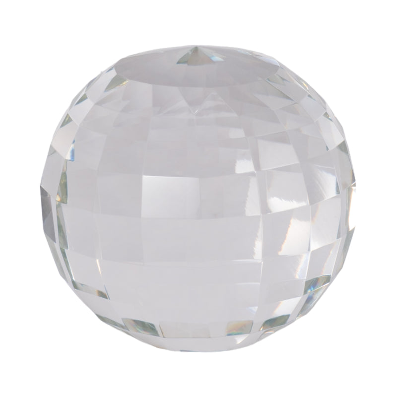 CRYSTAL 5" ORB, CLEAR