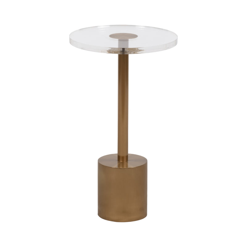 21" Talia Acrylic Accent Table