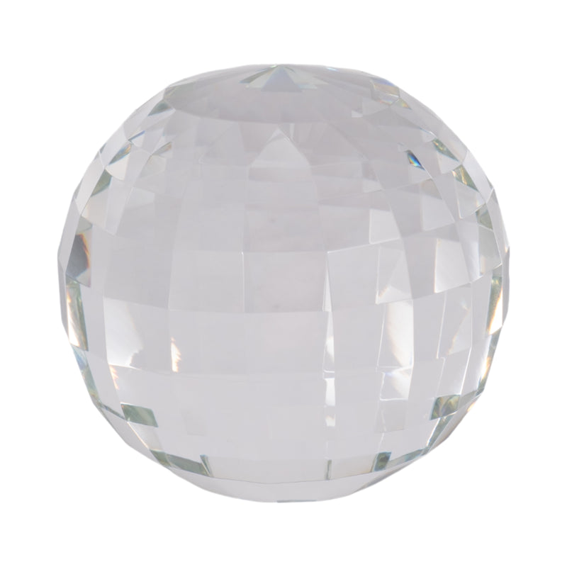 CRYSTAL 5" ORB, CLEAR