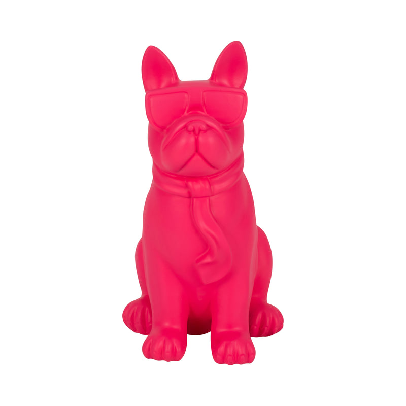 10" Cool Shades Boston Terrier, Pink