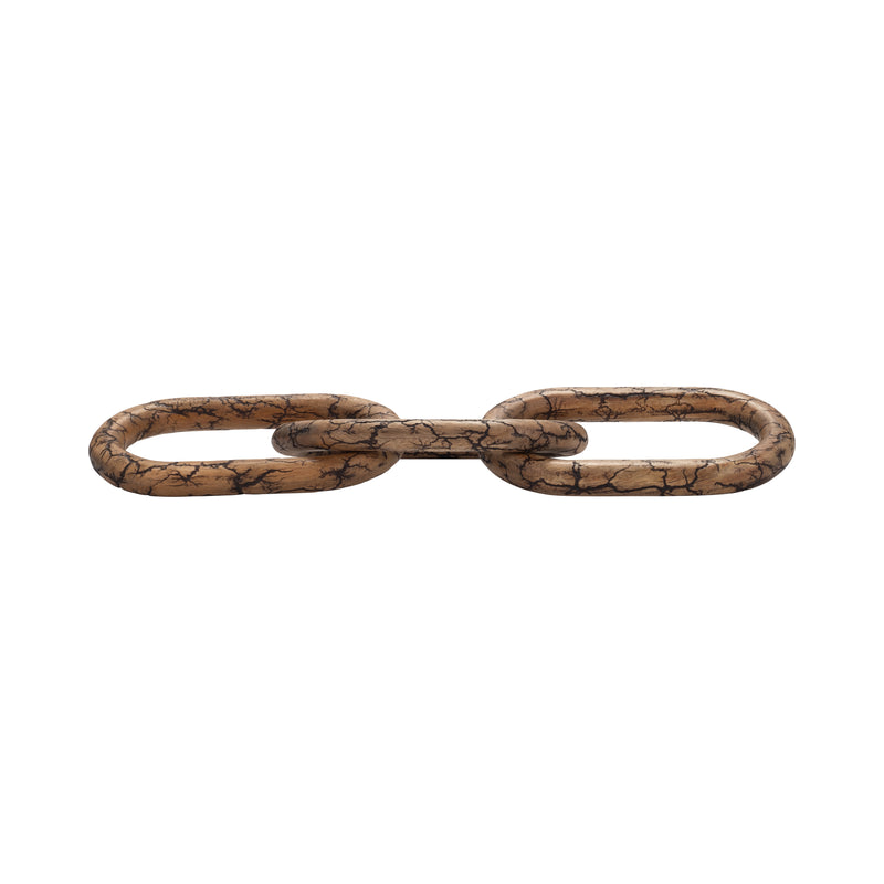 29" Desta Light Wood Link Chain