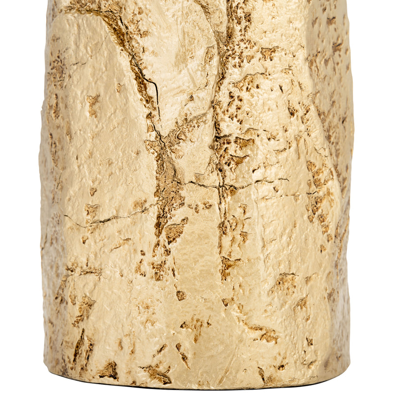 Resin 26" Textured Table Lamp, Gold