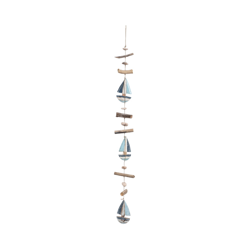 DRIFTWOOD, 39"L BOAT HANGINGS, MULTI