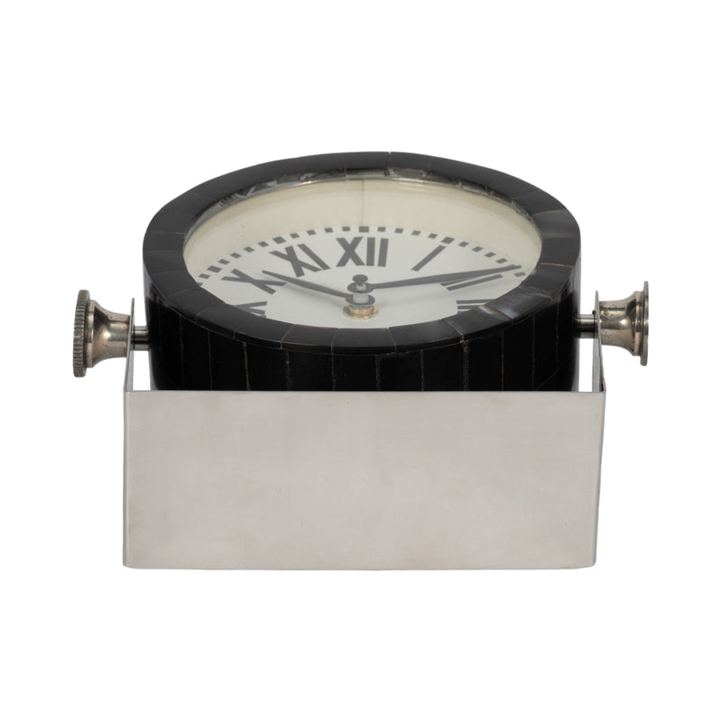 METAL TABLE CLOCK 6&