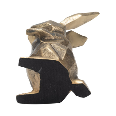 8" Alona Geometric Bunny, Gold