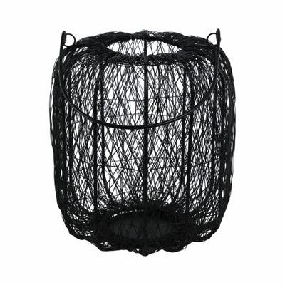 METAL, 10"H WIRE LANTERN, BLACK