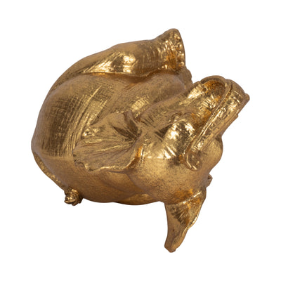 7" Sitting Elephant, Gold