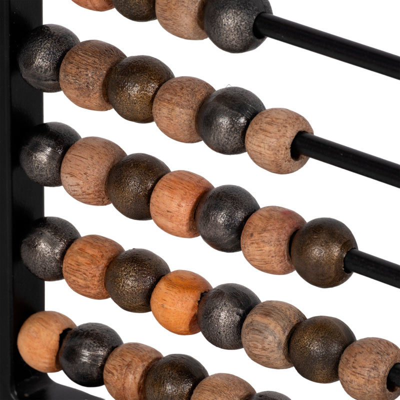 15" Decorative Abacus, Black Multi