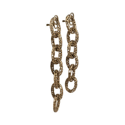 S/2 29/34" Mahin Metal Wall Links, Champagne