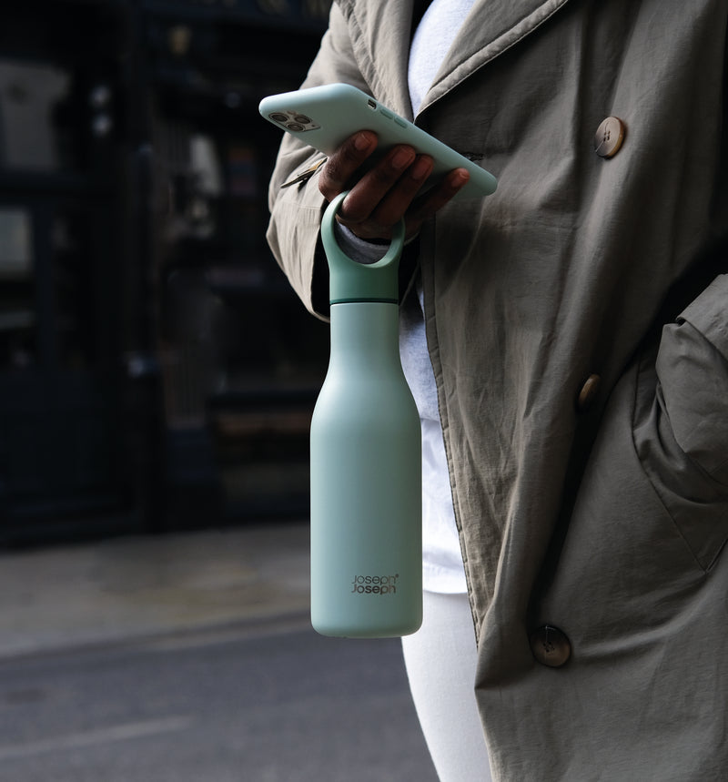 Joseph Joseph  Loop Vacuum  Insulated Water Bottle 500 ml, Green