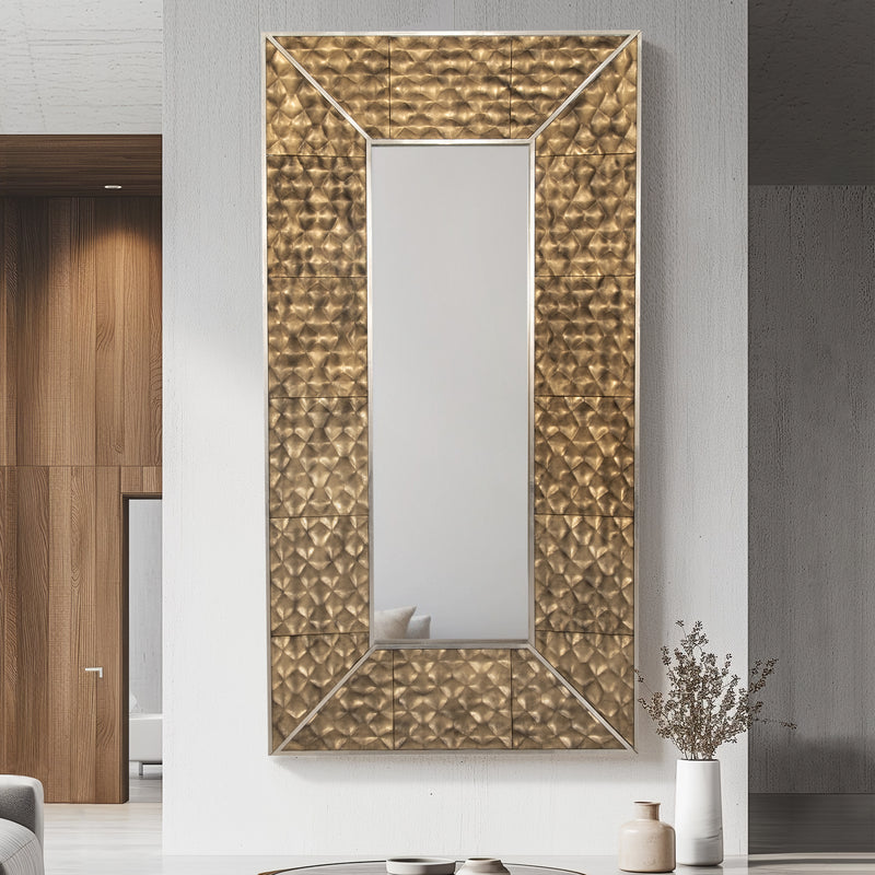 47x94, GOLD SCALES MIRROR