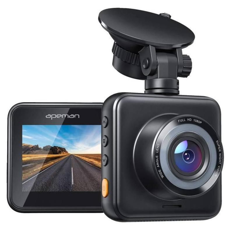 Apeman C420 1080P Full HD Dash Cam- clear Night Vision Motion Detection + memory card