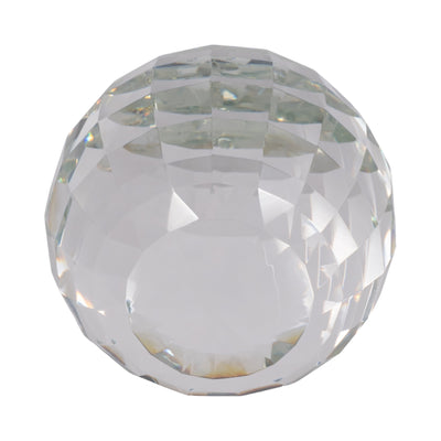 CRYSTAL 5" ORB, CLEAR