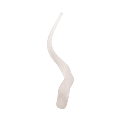 18" Bente Small Antler Frosted Glass