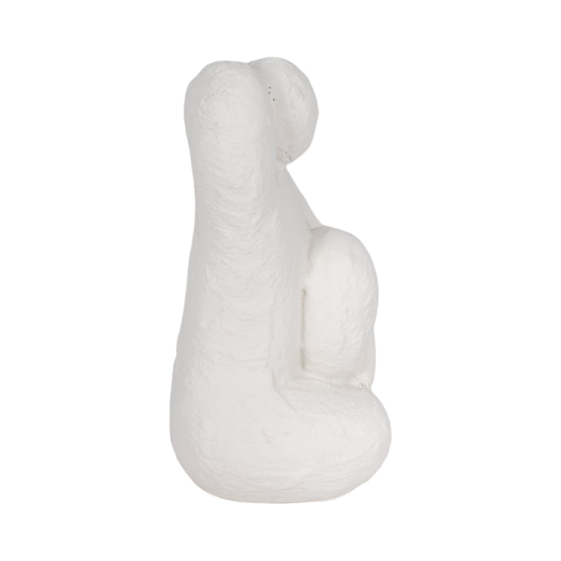 8" Raised Arm Posing Figure, White