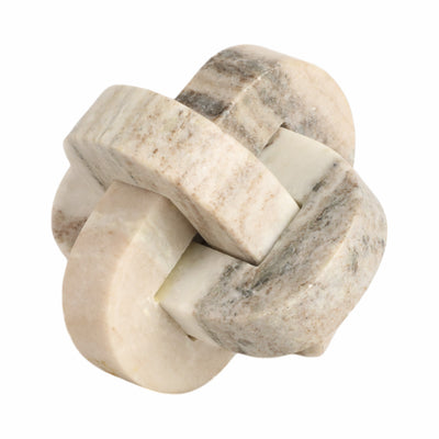 5" Onyx Marble Rounded Knot, Tan