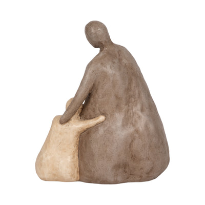 10" Parent And Child Hugging, Multi