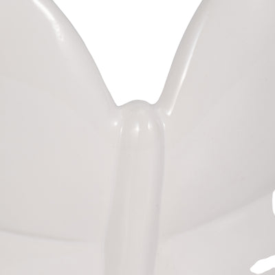 Cer, 8" Balloon Butterfly, White