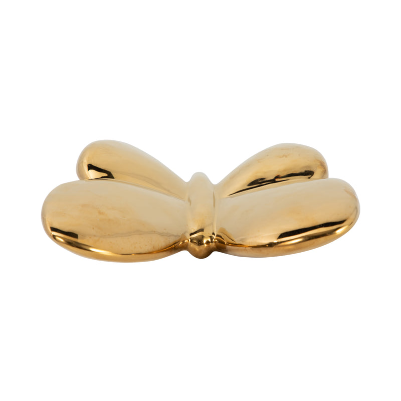 CER, 8" BALLOON BUTTERFLY, GOLD