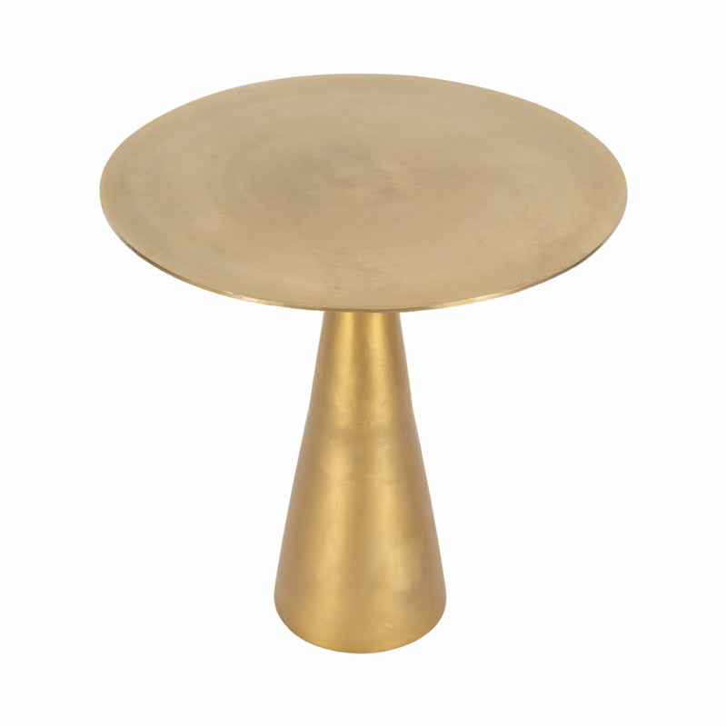 Metal, 24" Sanders Accent Table, Gold