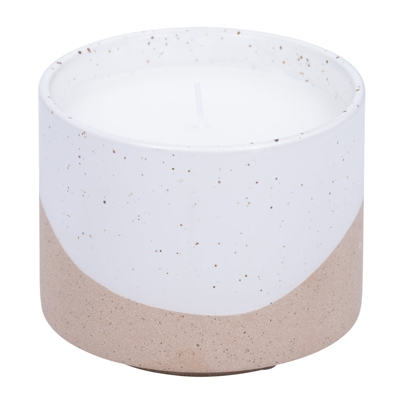 5" 15OZ WAVE CITRO CANDLE, IVORY