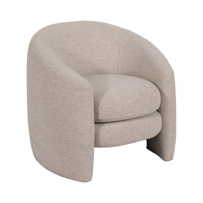 Barrel Arm Chair, Beige