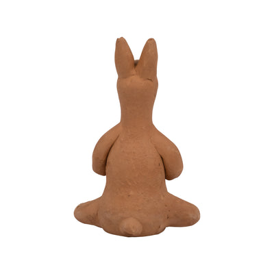 TERRACOTTA, 7" NAMASTE YOGA BUNNY, NATURAL