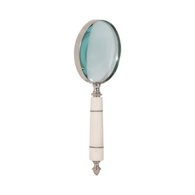 RESIN, 4" MAGNIFYING GLASS, IVORY