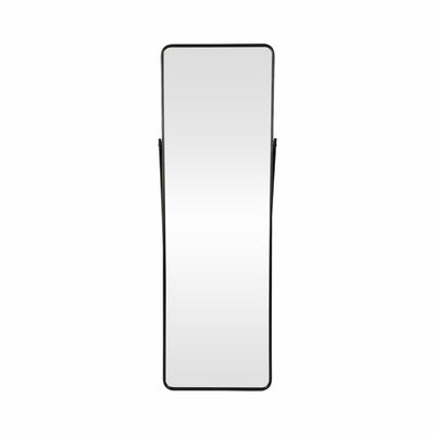 25x69 Rectangular Standing Mirror, Black