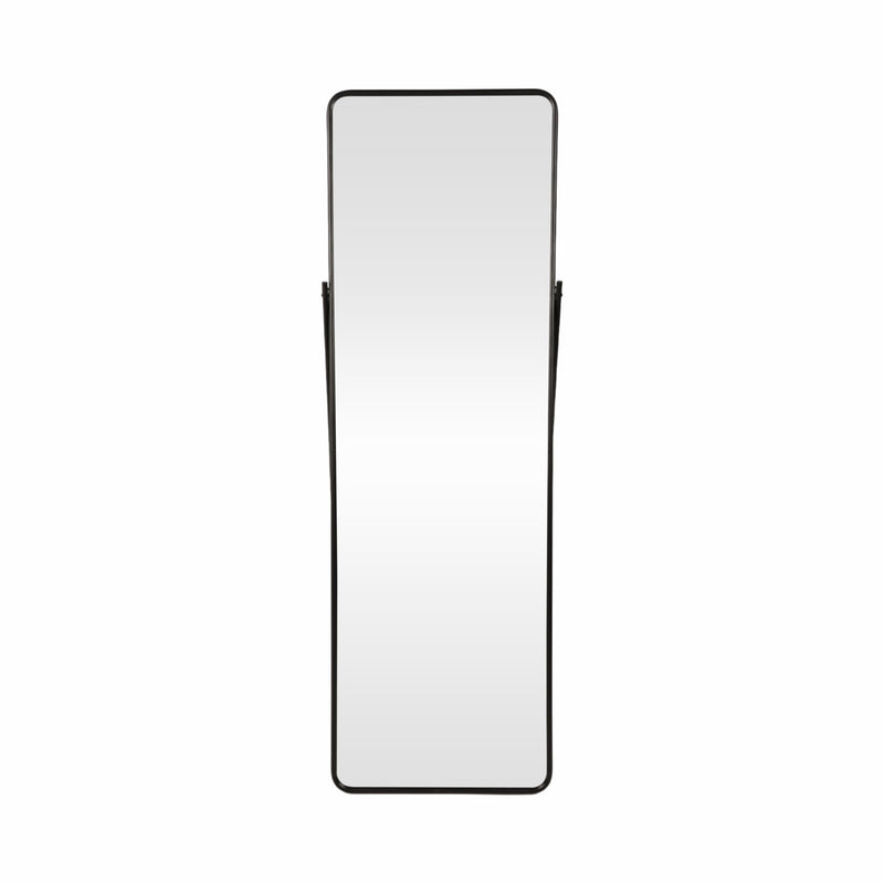 25x69 Rectangular Standing Mirror, Black