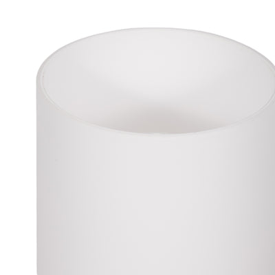 S/2 10" Glass Touch Table Lamps, White