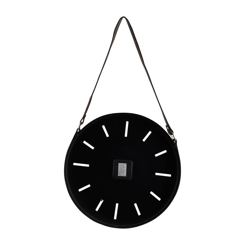 METAL, 14" WALL CLOCK, BLACK