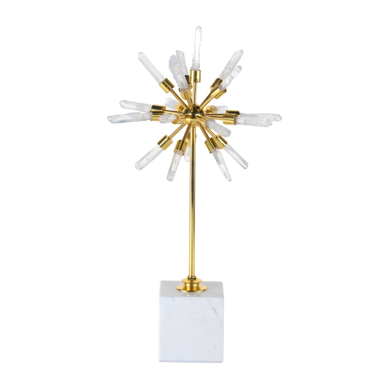 16" Darra Small Crystal Starburst Statuary