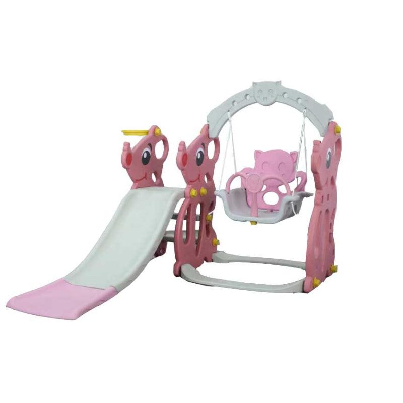 Dreeba 3-in-1 Kids Slide and Swing with Basketball Hoop playset - YT-35