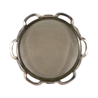 16" Palmas Large Silver Link Tray