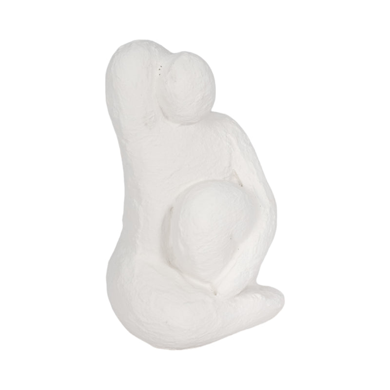 8" Raised Arm Posing Figure, White