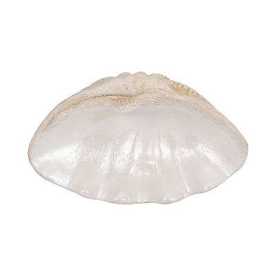 16" Pearlized Shell Bowl, Ivory