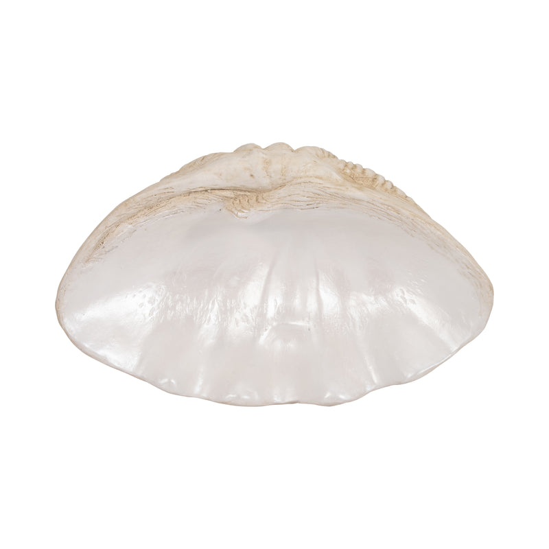 16" Pearlized Shell Bowl, Ivory