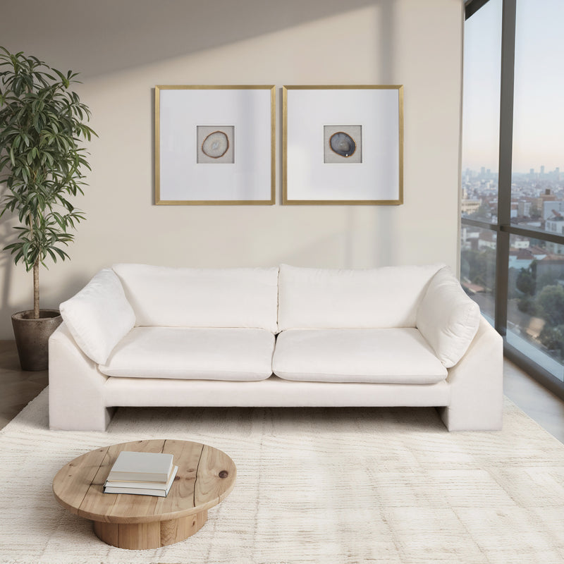 104" Belova Sofa, White